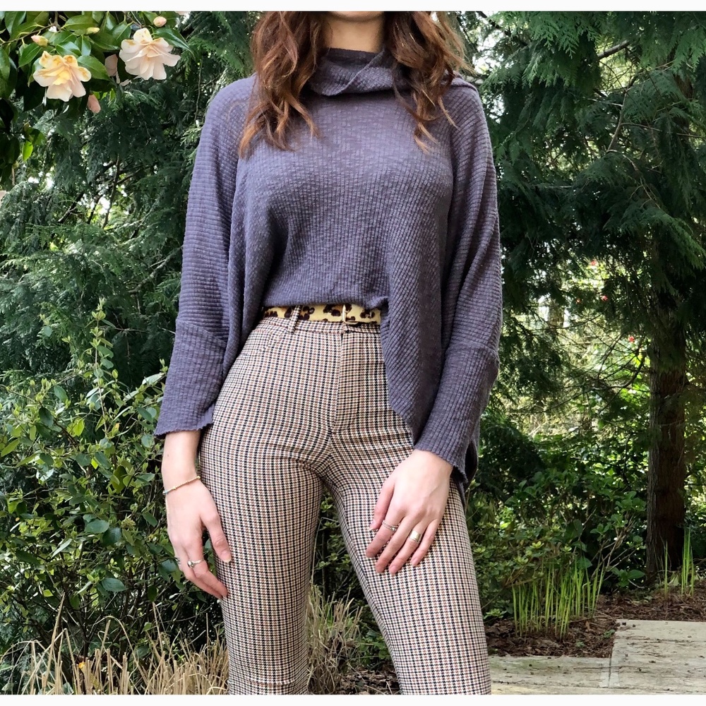 Free People Cowl Neck Top, Size S